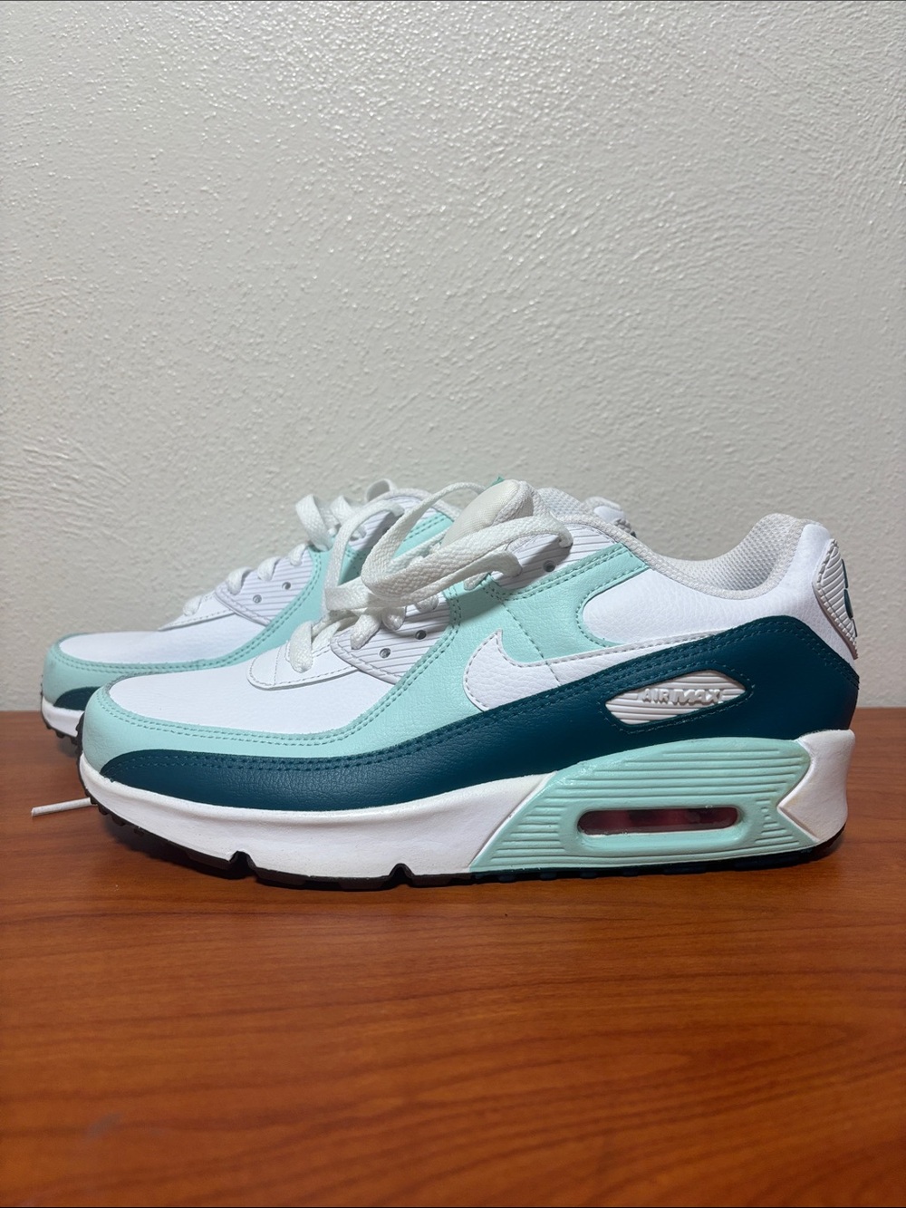 Nike Air Max 90 LTR White Spring green AnthraciteDM0029104  Sneakers.Size 6.5New